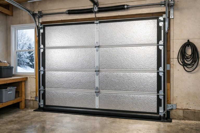 Comment isoler efficacement une porte de garage contre le froid et les courants d&rsquo;air