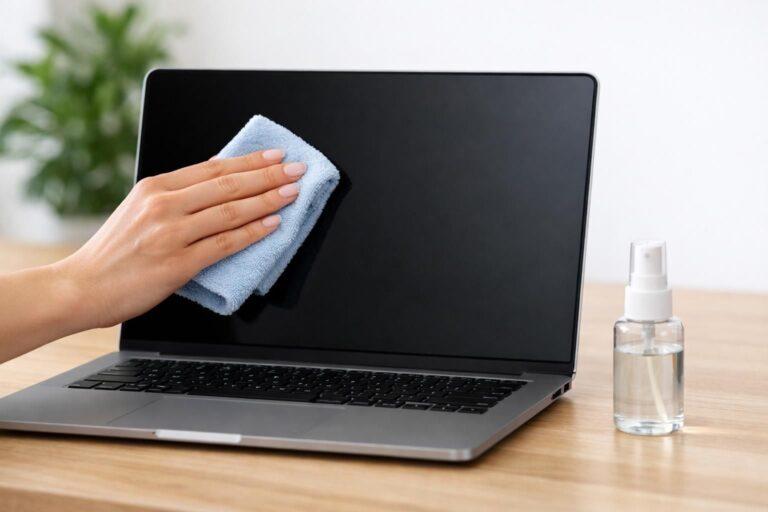 Comment nettoyer un écran d&rsquo;ordinateur portable sans traces de calcaire