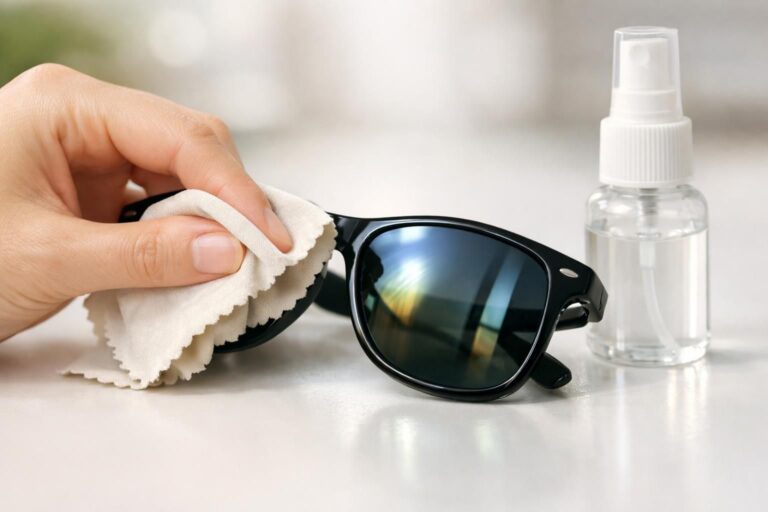 Comment nettoyer une paire de lunettes de soleil sans rayer les verres polarisants