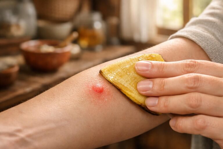 Comment soulager une piqûre de moustique avec une peau de banane : l’astuce de grand-mère efficace