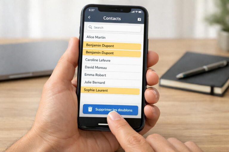Comment supprimer les doublons de contacts sur votre téléphone en un seul clic