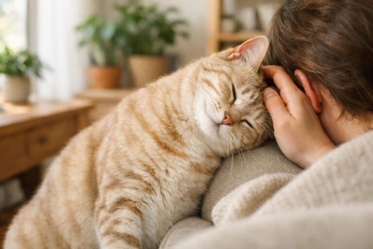 Pourquoi votre chat vous donne des petits coups de tête : comprendre la science du bunting