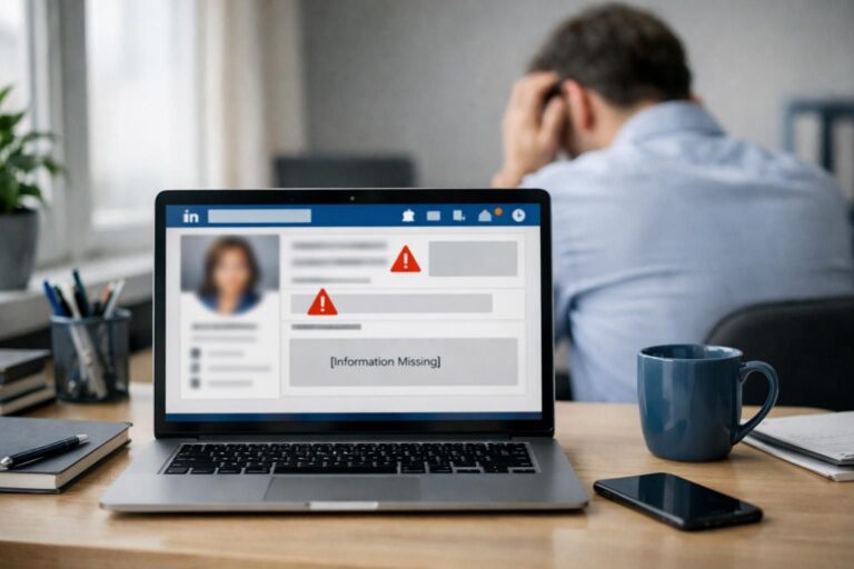 Pourquoi votre compte LinkedIn ne reçoit aucune visite : 3 erreurs de profil à corriger d&rsquo;urgence
