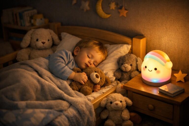 Pourquoi votre enfant a peur du noir vers 2 ans et comment les meilleures veilleuses peuvent le rassurer