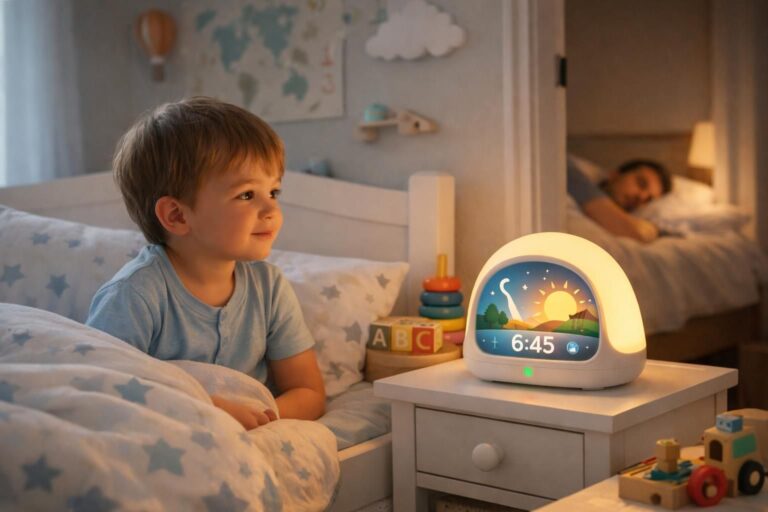 Pourquoi votre enfant se réveille à 5h du matin et comment une veilleuse éducative peut vous faire gagner une heure de sommeil
