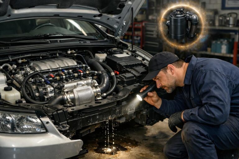 Pourquoi votre voiture sent l&rsquo;essence à l&rsquo;arrêt : identifier une fuite ou un canister bouché